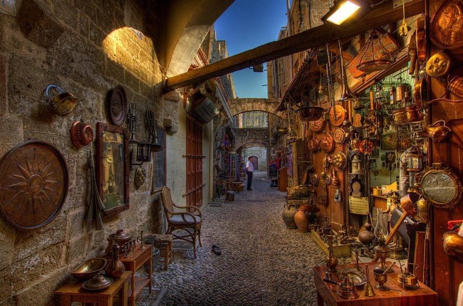 Galini Apartments Old Town Rhodes City Zewnętrze zdjęcie